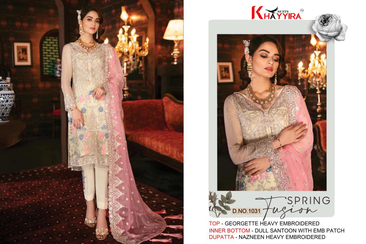 PAKISTANI SUITS D NO 1031 BY KHAYYIRA